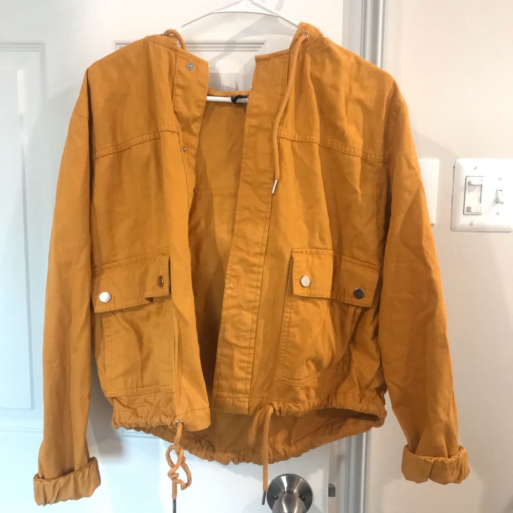 Yellow relaxed jacket